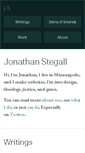 Mobile Screenshot of jonathanstegall.com